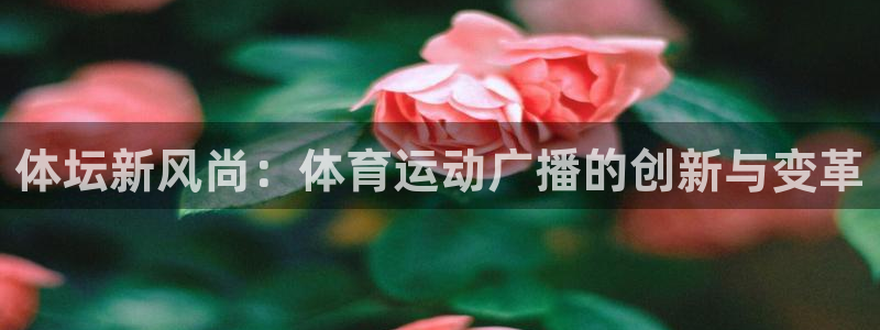 中欧体育zoty下载：体坛新风尚：体育运动广播的创新与变革