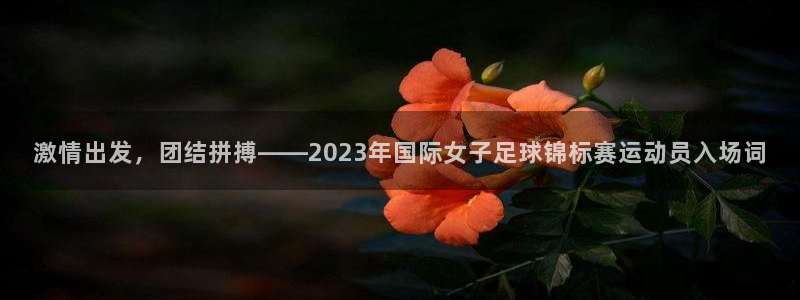 zoty中欧体育平台：激情出发，团结拼搏——2023年国际女子足球锦标赛运动员入场词